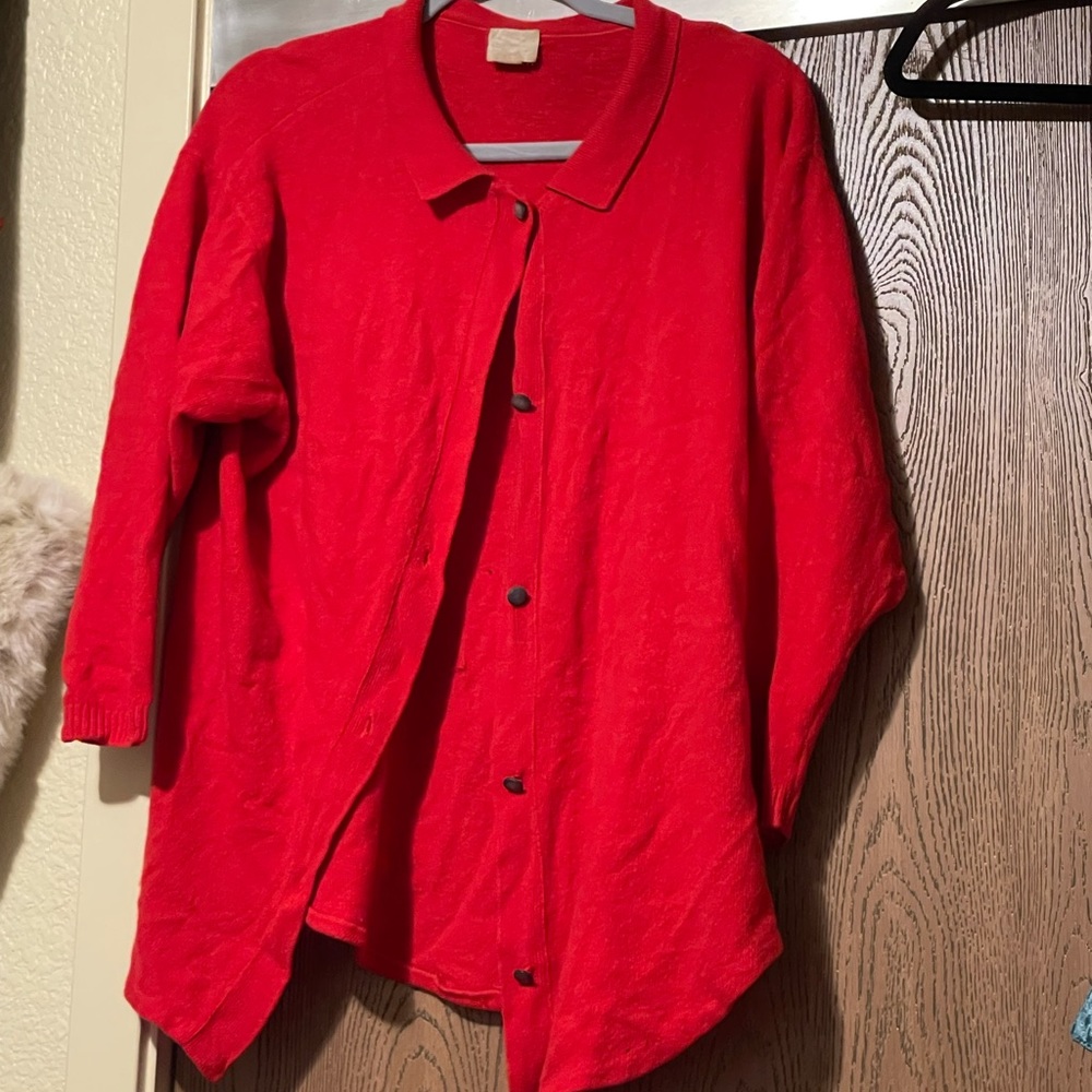 100% cashmere Vintage antique cardigan flaw Last call